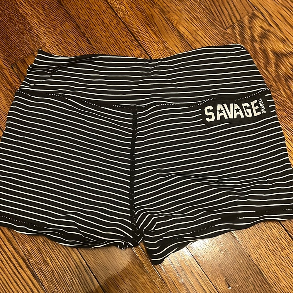 Savage Barbell workout shorts